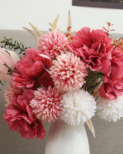 Champagne Elegance: Artificial Silk Flowers for Luxurious Home Decor