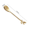 gold leaf spoon 1pc