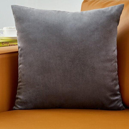Plush Golden Velvet Pillow Cover Set - Perfect for Home, Vehicle, and Office Elegance