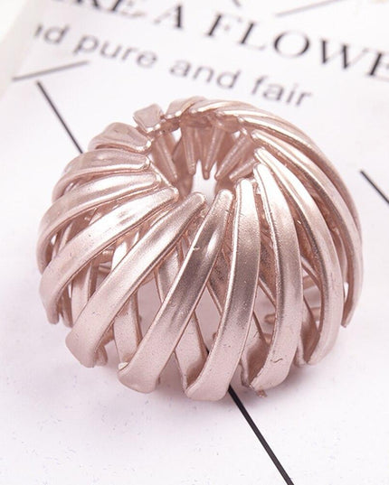 Chic Crystal Nest Hair Claw for Effortless Style