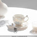 Pearl Shell Ceramic Coffee Cups Set: Exquisite Elegance for Luxurious Sipping