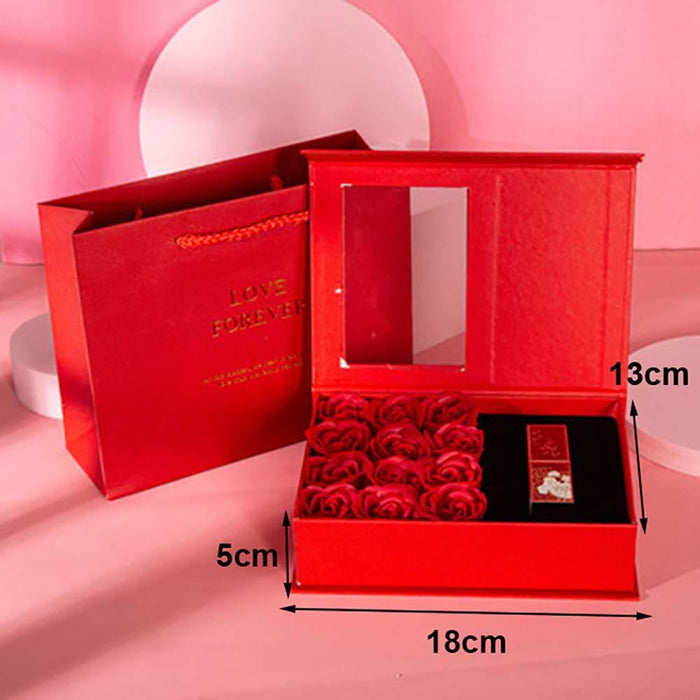 Everlasting Rose Elegance - Captivating Romantic Expression for Milestone Moments