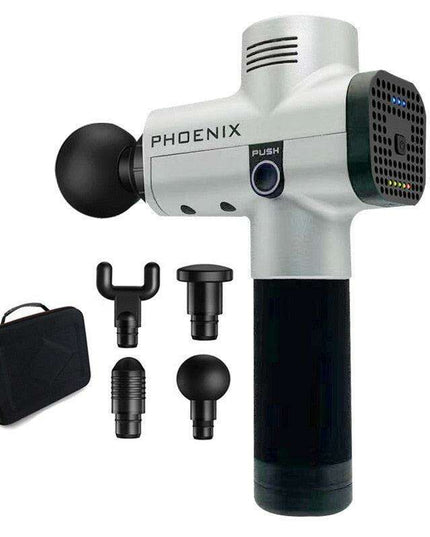 Phoenix A2 Deep Tissue Percussion Massager Set with Custom Speed Settings and Attachments