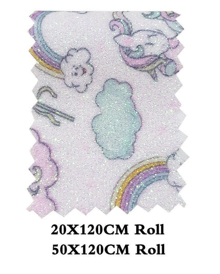 Enchanting Unicorn Sparkle Fabric Roll: Transform Your DIY Crafts and Home Decor