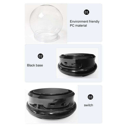 Forever Blooming LED Rose Dome - Enchanting Romantic Decor