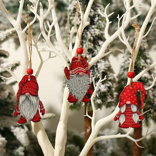 Enchanted Wooden Christmas Gnomes: Festive Home Decor Essential