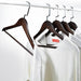 Luxurious Lotus Wood Hangers - Customizable Set for Chic Closet Organization