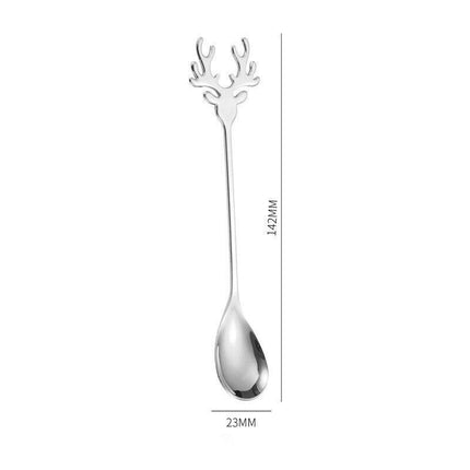Festive Joy Stainless Steel Cutlery Set - Delightful Tableware for Holiday Celebrations