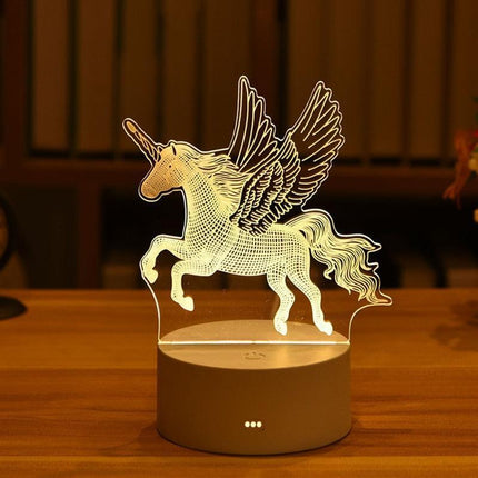 Enchanting 3D Illusion LED Night Light - Illuminate Your Space with Wonder