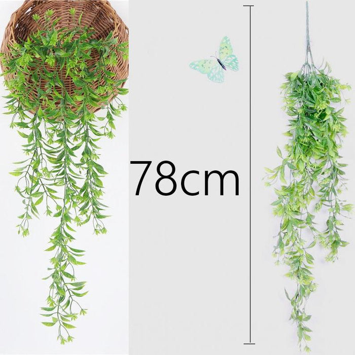 Transform Your Space with Realistic Artificial Hanging Flower Plant