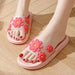 Summer Blossom Slides for Women: Chic and Comfy Loungewear for Indoor and Outdoor Bliss