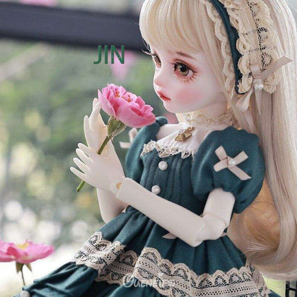 Enchanting Customizable Jin Young Doll in Stylish Lolita Attire