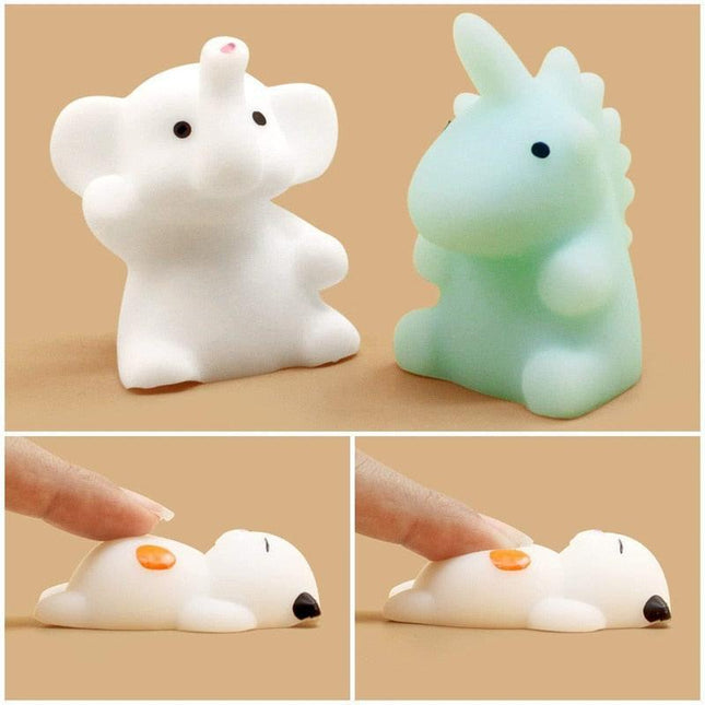 Charming Kawaii Mochi Animal Squishies - Delightful Stress Relief Toys for Children