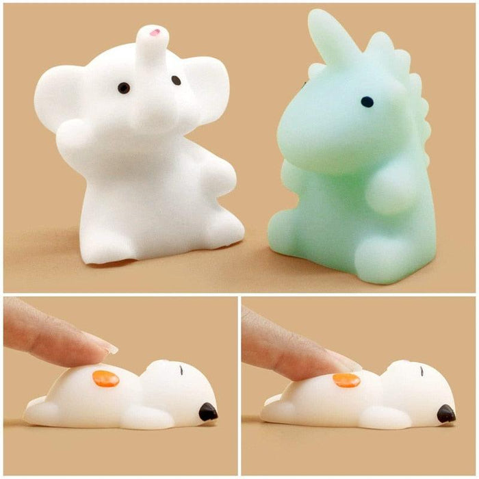 Kawaii Mochi Animal Squishies - Soft Stress Relief Toys for Kids