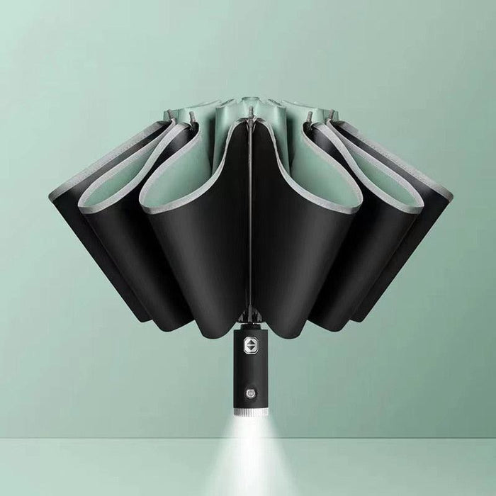 Ultimate Convenience: Xiaomi LED Light-emitting Reverse Umbrella with Automatic Opening & Closing Technology