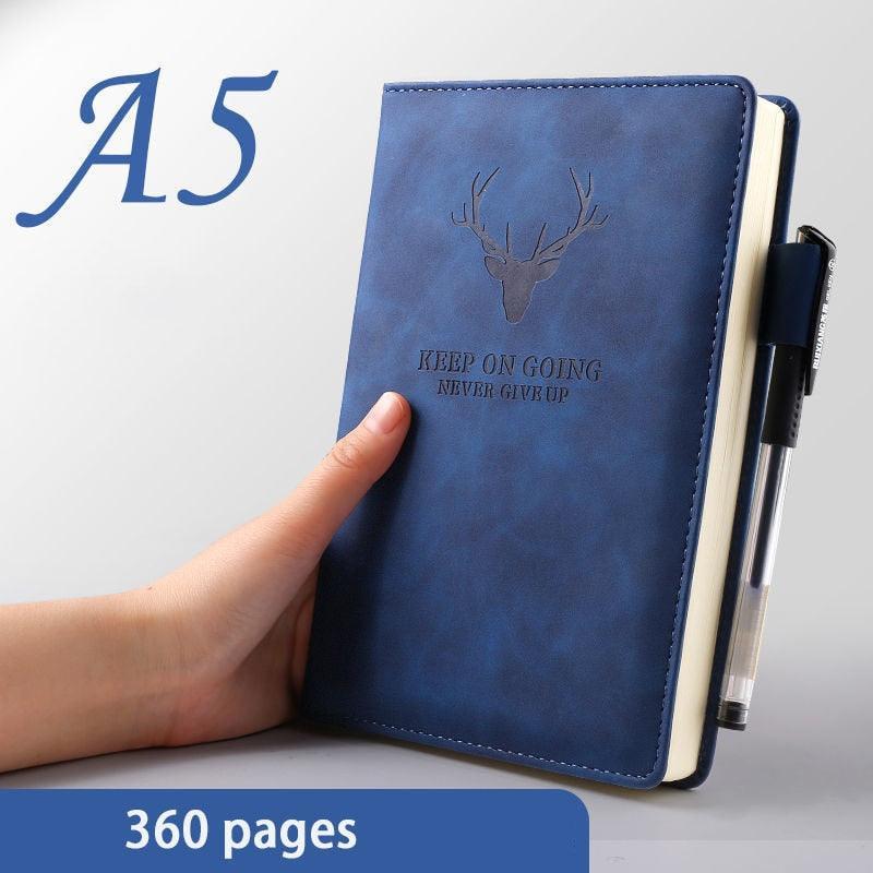Luxurious A5 Leather-bound Journal: 200 Pages for Creative Expression