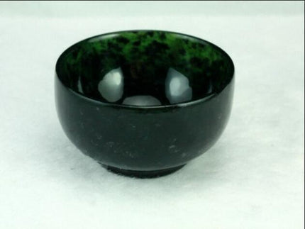 Handcrafted Lantian Dark Jade Tea Cup - Elevate Your Tea Experience