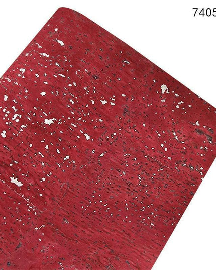 Cork-Style Synthetic Leather Fabric for Creative Crafting Projects