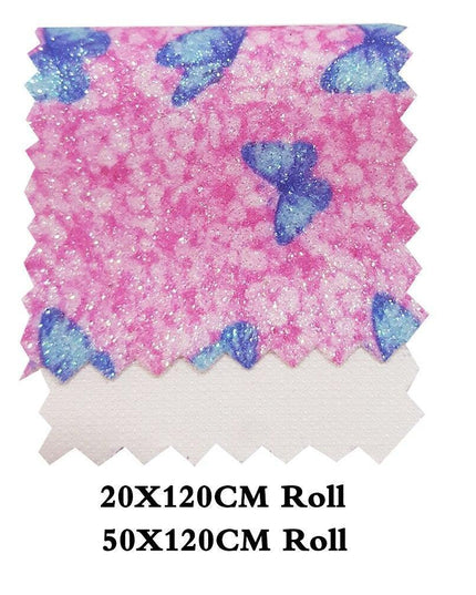 Enchanted Unicorn & Butterfly Faux Leather Craft Roll for Customized Hair Accessories