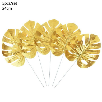 Luxurious Tropical Oasis: Premium Faux Palm Leaves for Upscale Home Decor