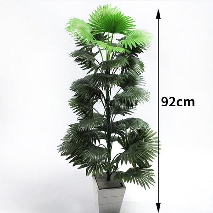 Exotic Paradise: Realistic Lifelike Artificial Palm Leaf Plants - Premium Collection