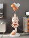 Charming Handcrafted Long Tailed Cat Ornament