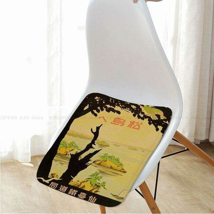 Tokyo Travel Flannel Seat Pad - Stylish Comfort Enhancement for Any Setting