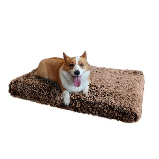 Luxurious Pet Bed Mat for Dogs and Cats with Easy-Clean Cover
