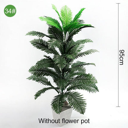 Exotic Paradise: Realistic Lifelike Artificial Palm Leaf Plants - Premium Collection