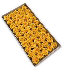 Blossoming Rose Soap Flower Collection - 50 Piece Set for Elegant Decor and Special Occasions