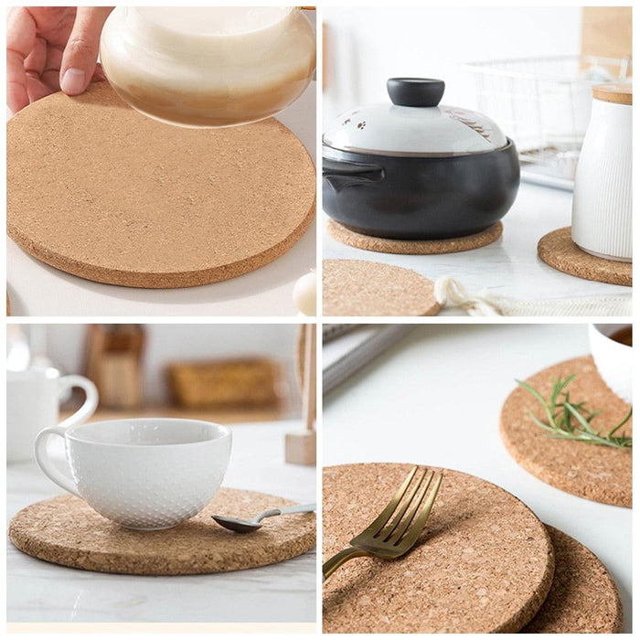 Eco-Friendly Cork Coasters: Versatile Surface Protection Option