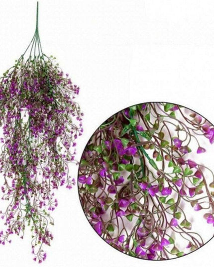 Lifelike Hanging Floral Arrangement for Home and Garden Decor