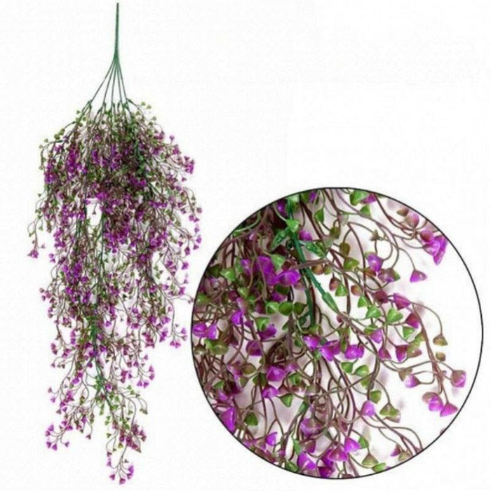 Enhance Your Living Space with Lifelike Artificial Hanging Floral Decor