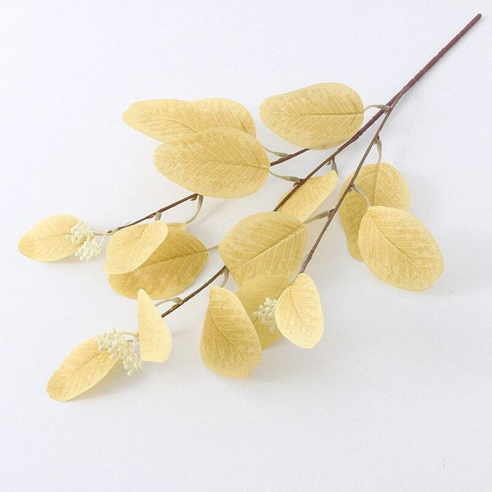 Luxurious Eucalyptus and Fruit Accent Branch - Exquisite Home Ornament