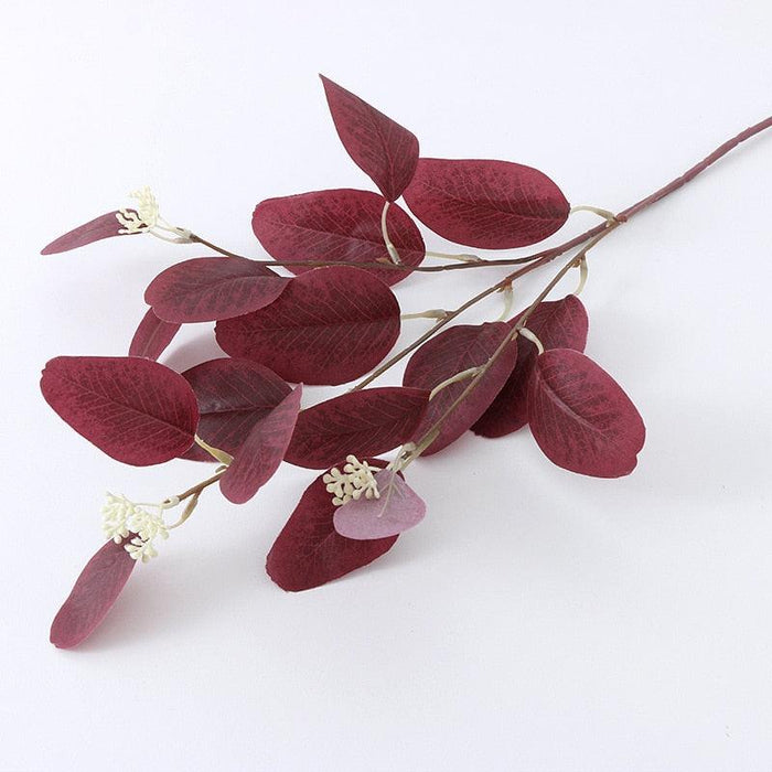 Luxurious Eucalyptus and Fruit Accent Branch - Exquisite Home Ornament