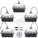 LED Seedling Starter Set with Humidity Control - Complete 5-Tray System for Enhanced Plant Growth