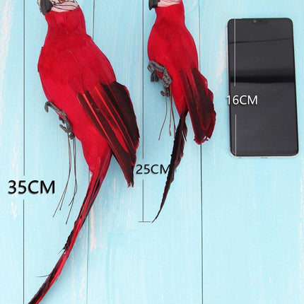 Vibrant Tropical Parrot Garden Sculpture - Realistic Outdoor Bird Decor