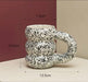 Whimsical Tire Design Ceramic Coffee Mug with Girl Motif