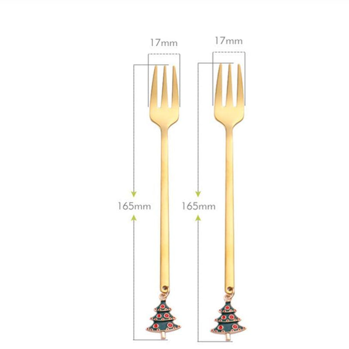 Santa's Festive Silverware Set - Christmas Spoon and Fork Duo: Elevate Your Holiday Dining Experience

Elevate Your Holiday Dining Experience with this Santa Christmas Spoon Fork Set