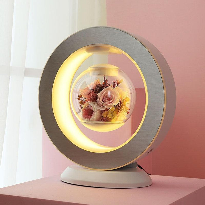 Maglev Fairy Flower Bedroom Table Lamp - Perfect Gift for Girlfriend, Teacher, Wedding Decor