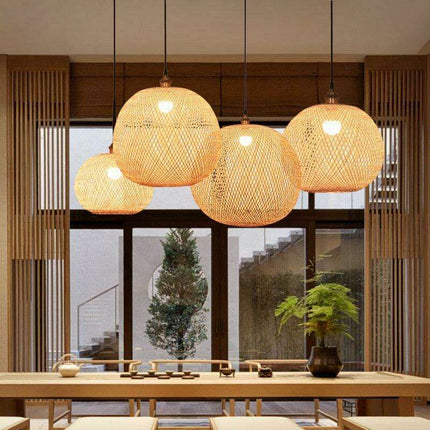 Artisan Bamboo Chandelier - Transform Your Space with Handcrafted Radiance