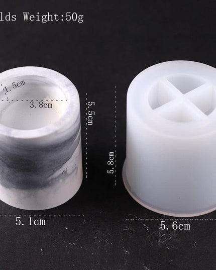 Round Silicone Molds for Creative Candle Jars and Stylish Plant Pots: Elevate Your Home Decor Projects