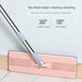 Pink Double Barrel Spin Mop with Hands-Free Washing - Efficient and Simple Floor Cleaner