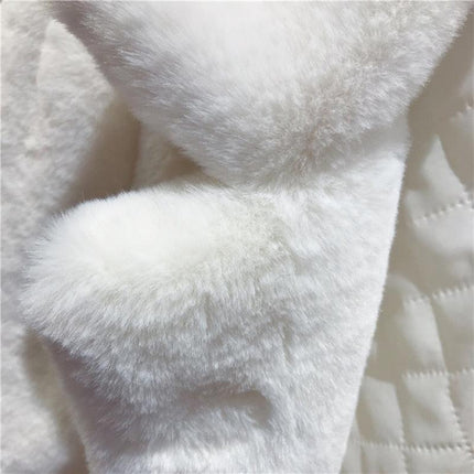 Elegant Faux Rabbit Fur Winter Coat for Ultimate Comfort