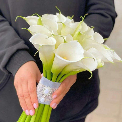 Lifelike Premium PU Calla Lily Artificial Flowers for Sophisticated Home Decor