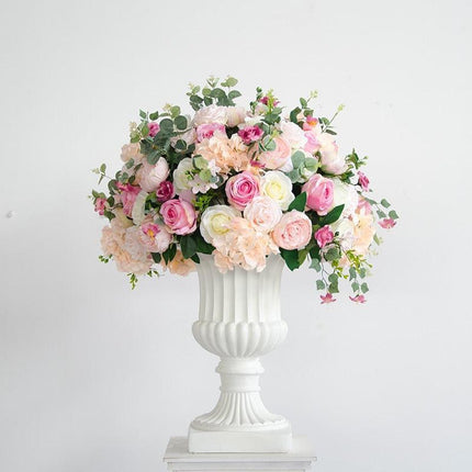Charming Silk Floral Sphere with Roses and Hydrangeas - Perfect for Special Events and Celebrations