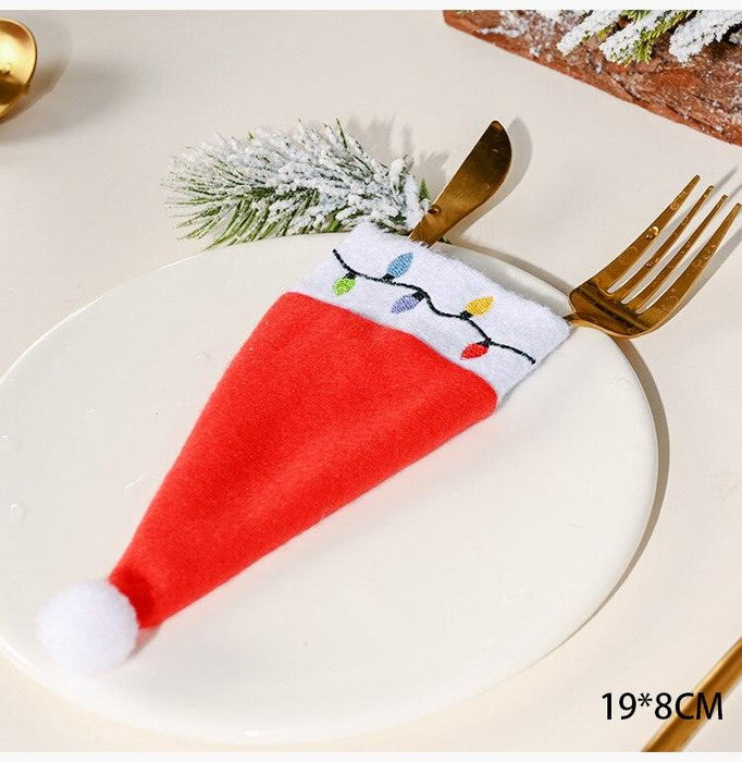 Whimsical Gnome-Themed Christmas Chair Cover - Festive Home Accent