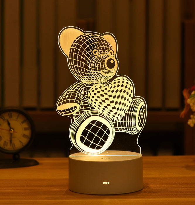 Magical 3D LED Night Light for a Cozy Atmosphere - Elevate Your Space