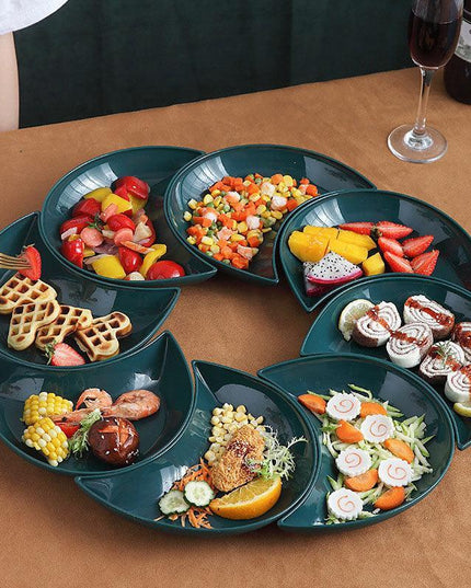 Eco-Friendly Colorful Dining Set: Unbreakable Plates for Sustainable Living