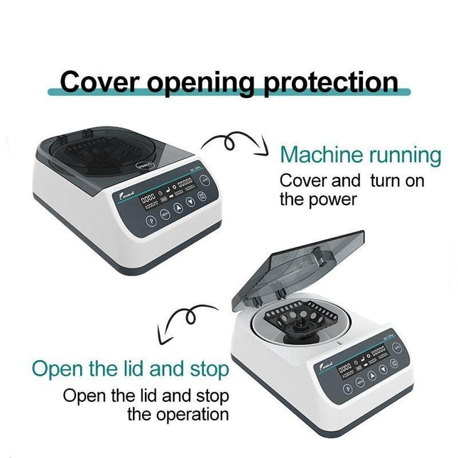 Customizable High-Speed Digital PCR Centrifuge with Versatile Rotor Selection